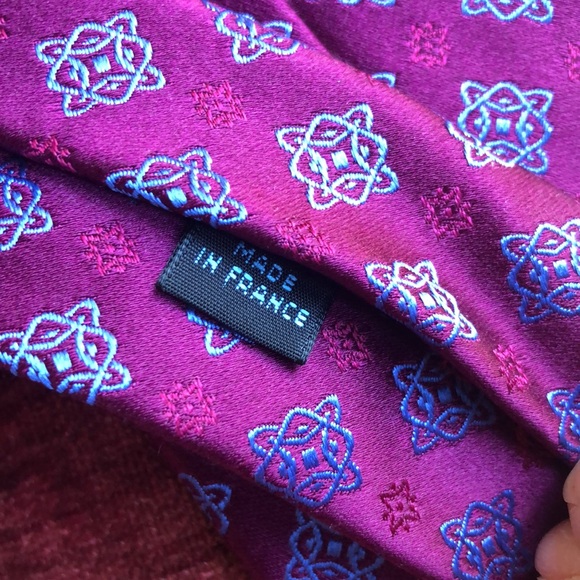 Charvet tie,  beautiful woven silk of the highest quality - Picture 4 of 5